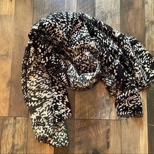 Leafy print Blanket Scarf